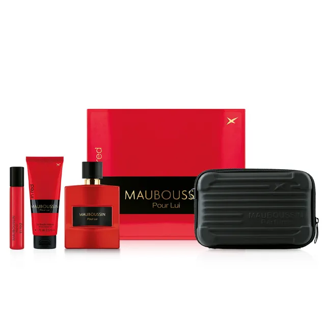 Mauboussin Pour Lui in Red eau de parfum coffret prestige santal